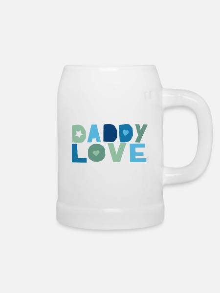 Daddy Love - Bierkrug - Weiß