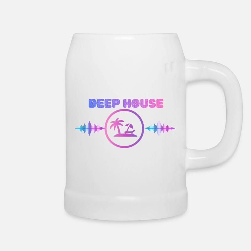 Ambiances Deep House - Chope en céramique - blanc