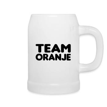 Équipe Oranje - Pays-Bas - Niederlande Pays-Bas - Chope en céramique - blanc - Droite