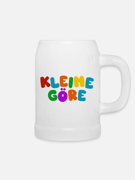 Kleine Göre - Farbexplosion - Bierkrug - Weiß