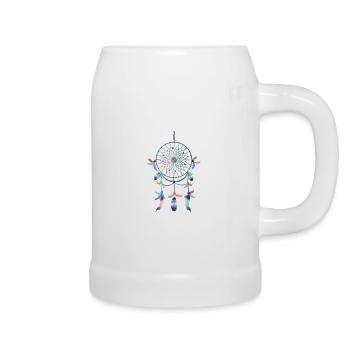 dream catcher - Beer Mug - white - Right