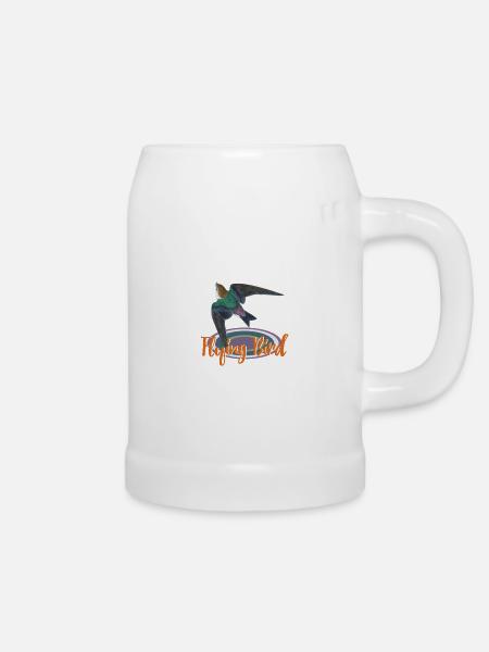 flying bird - Bierkrug - Weiß