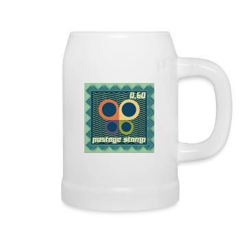 Art graphique - Chope en céramique - blanc - Droite