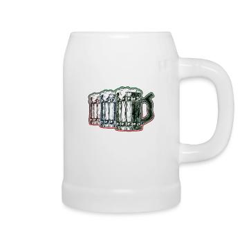 Full beer mugs - Beer Mug - white - Right