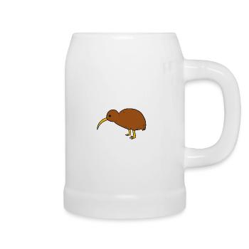 Kiwi - Bierkrug - Weiß - Rechts