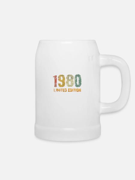 1980 - Bierkrug - Weiß
