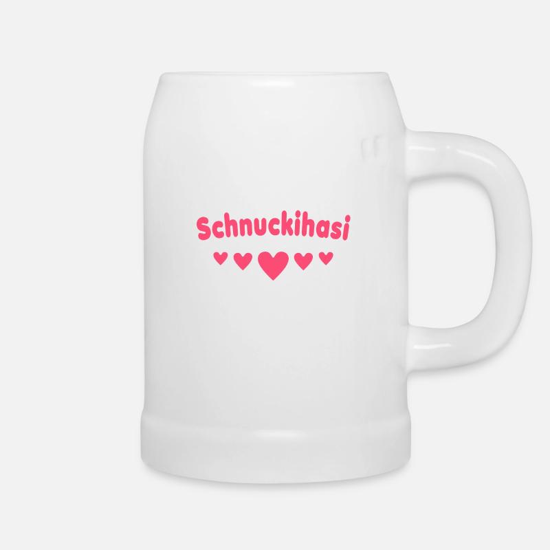 Schnuckihasi Schnucki Hasi Geschenk - Bierkrug - Weiß