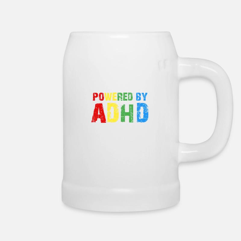 ADHS - Bierkrug - Weiß