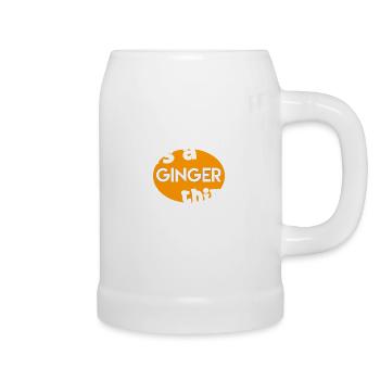 Es ist eine Ingwer-Sache. - Bierkrug - Weiß - Rechts