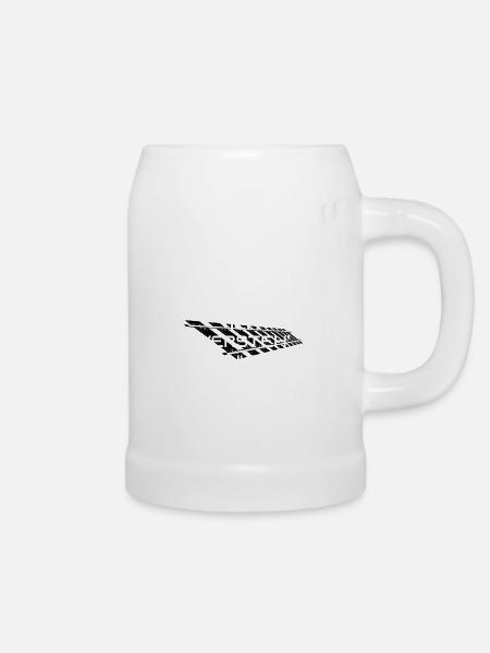 Zugführer Lokführer Spruch Geschenk - Bierkrug - Weiß