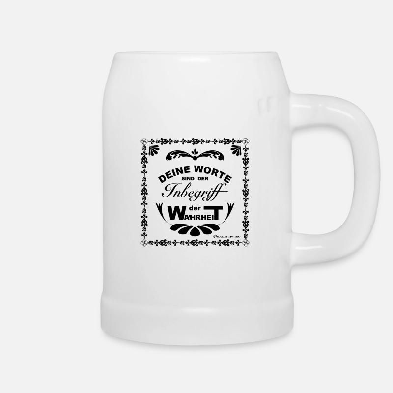 Jahrestext 2023 - Bierkrug - Weiß