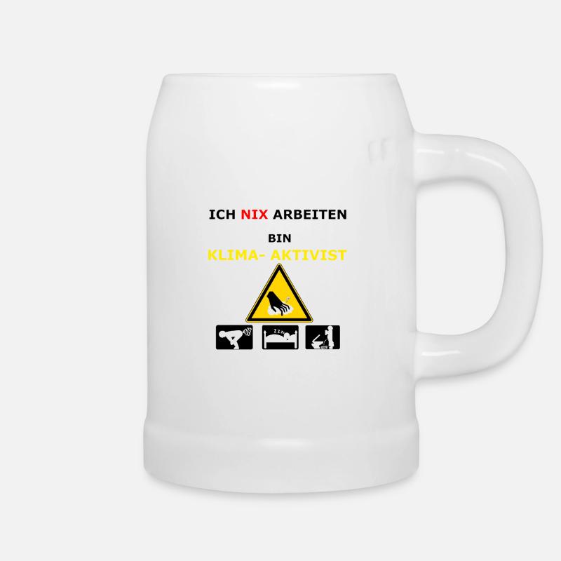 Klima Aktivist - Bierkrug - Weiß