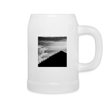 ETNA Sizilien Bergsteigen - Bierkrug - Weiß - Rechts