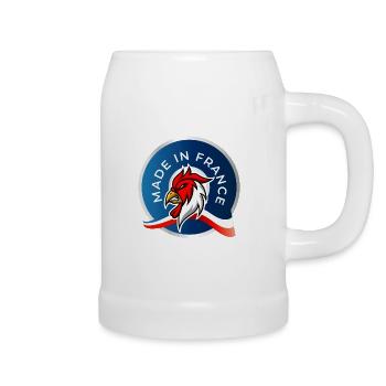 MADE IN FRANCE - Chope en céramique - blanc - Droite
