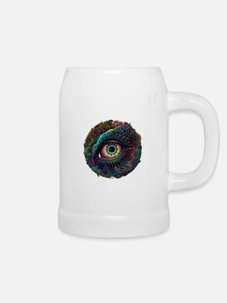 TRIPPY - Bierkrug - Weiß