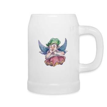 Baby-Elf - Bierkrug - Weiß - Rechts
