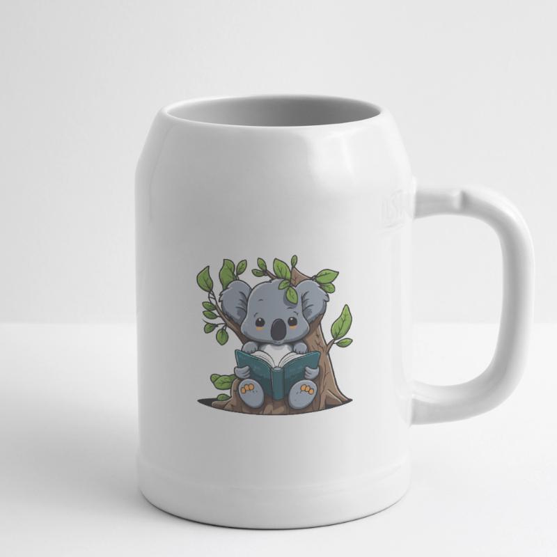 Tree-bound Reader Beer Mug
