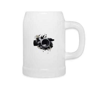 Corps d’accélérateur précis - pièce automatique - Chope en céramique - blanc - Droite