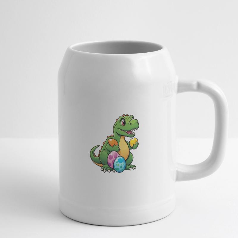 Dinosaur Easter Eggs Easter Beer Mug