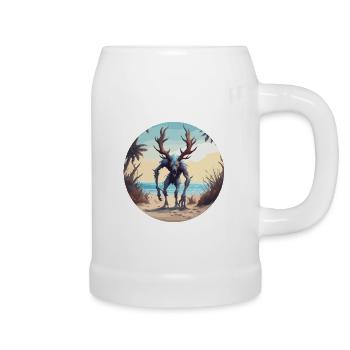 Wendigo / maléfique / Possessif / Horreur - Chope en céramique - blanc - Droite