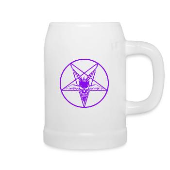 Satan Purple - Beer Mug - white - Right