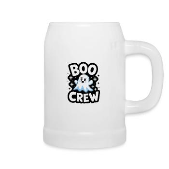 Süßes Gespenst – Boo Crew - Bierkrug - Weiß - Rechts