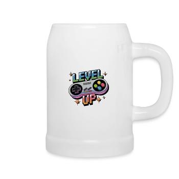 Level Up – Gaming Controller - Beer Mug - white - Right