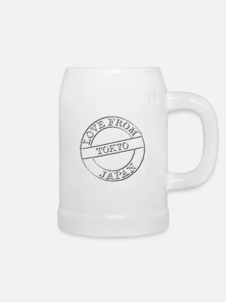 Tokio - Bierkrug - Weiß