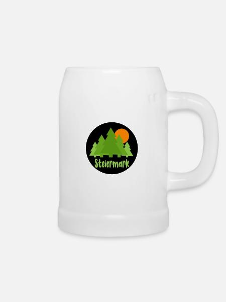Steiermark - Bierkrug - Weiß
