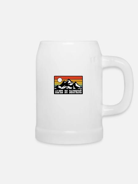 Alpes du Dauphine - Bierkrug - Weiß