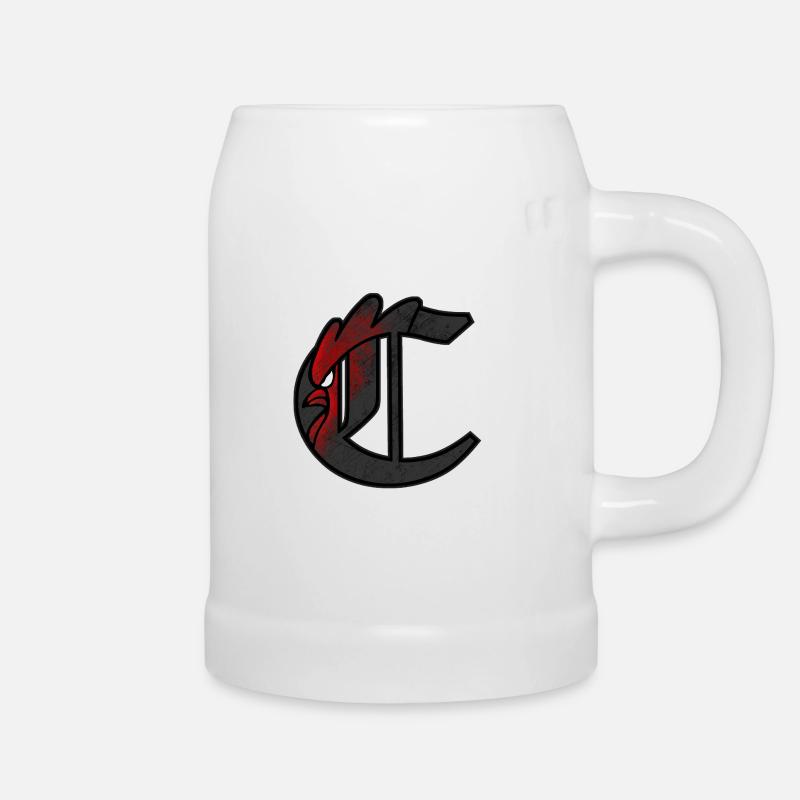 C Monogramm III - Bierkrug - Weiß