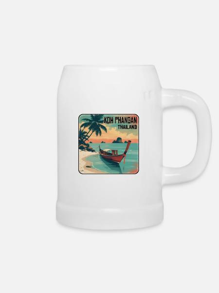 Koh Phangan Thailand - Bierkrug - Weiß