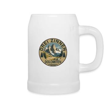 Three Peaks Round - Beer Mug - white - Right