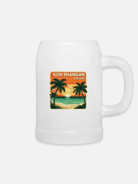 Koh Phangan Thailand - Bierkrug - Weiß