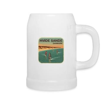 Hvide Sande alternatively Denmark - Beer Mug - white - Right