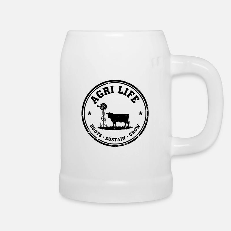 Agrilife - Bierkrug - Weiß