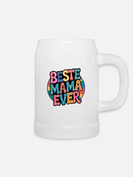 Beste Mama Ever - Bierkrug - Weiß