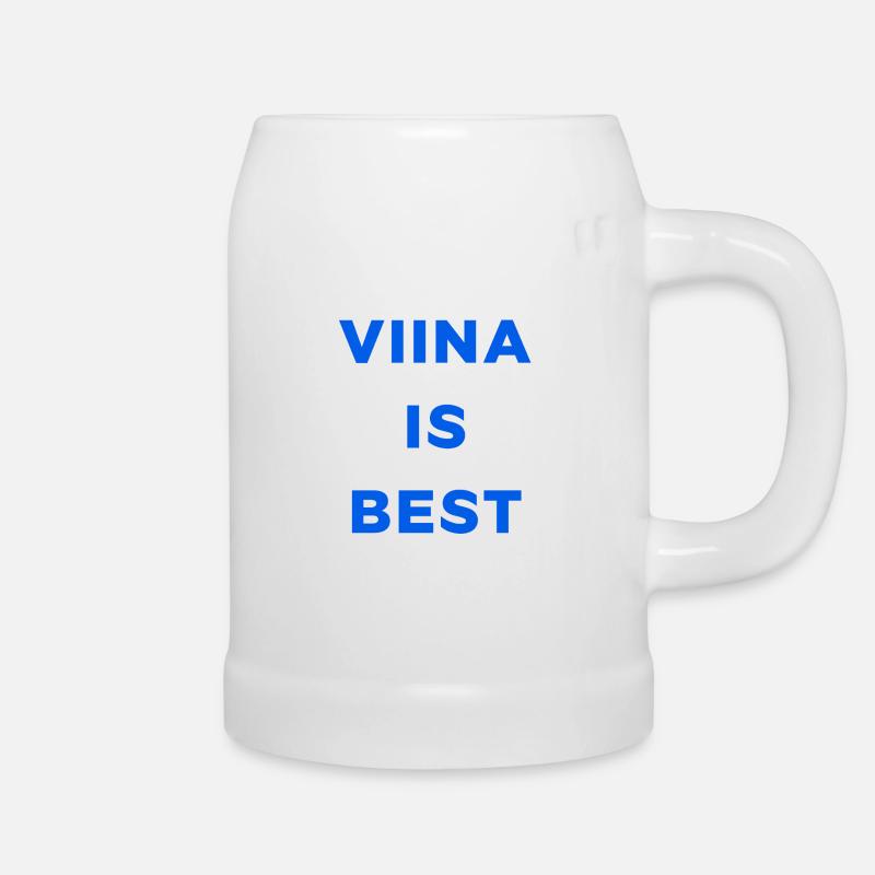 LA VODKA, C’EST LE MEILLEUR - Chope en céramique - blanc