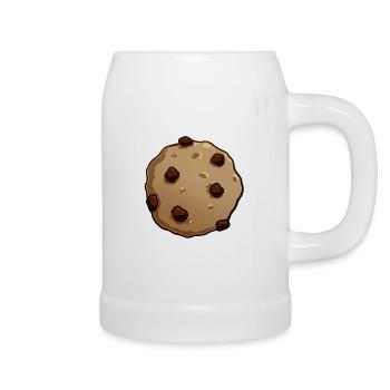 Biscuit - Chope en céramique - blanc - Droite