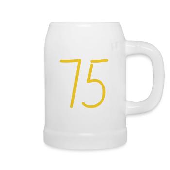 75 - Bierkrug - Weiß - Rechts