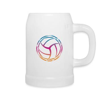 Volleyball Ball - Beer Mug - white - Right