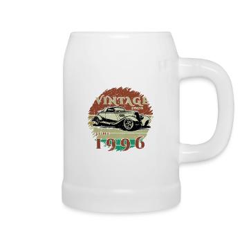 30e anniversaire - Classiques - Millésime depuis 06/1996 - Chope en céramique - blanc - Droite