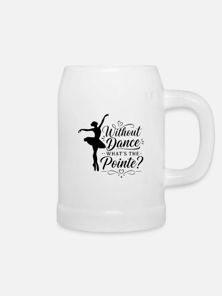 Balletttänzer Geschenk für Ballettlehrer - Bierkrug - Weiß