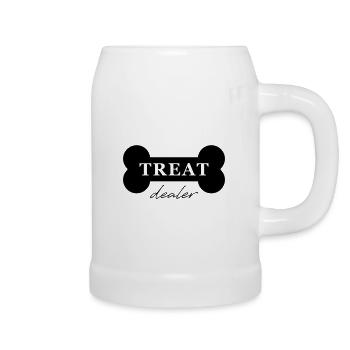 Treat Dealer – Design for Treat Officers - Beer Mug - white - Right