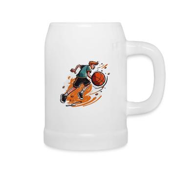 Joueur professionnel de basketball avec une vitesse maximale - Chope en céramique - blanc - Droite