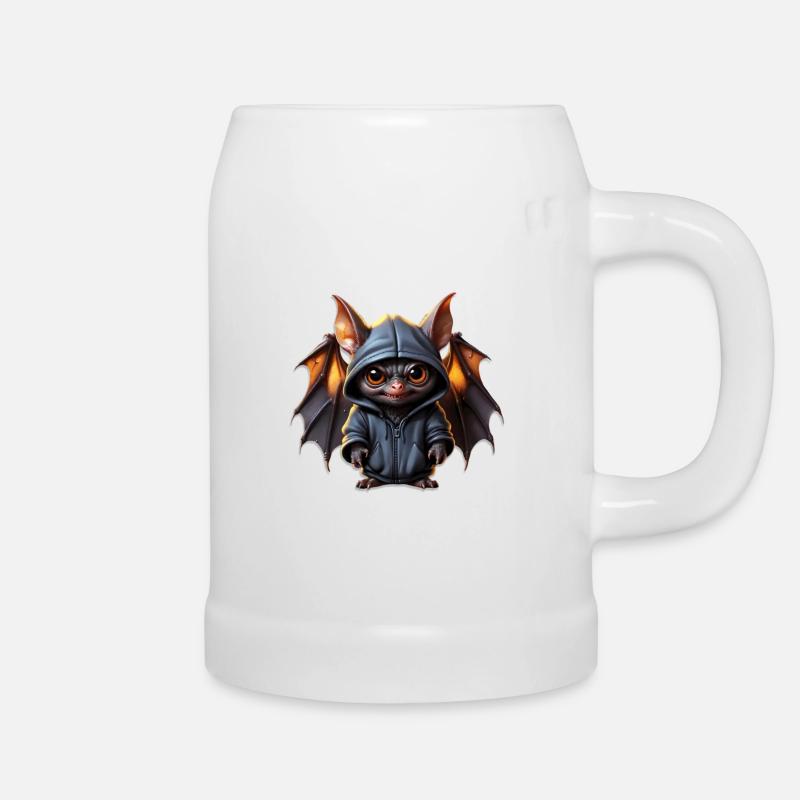 Der Schattenspringer - Bierkrug - Weiß