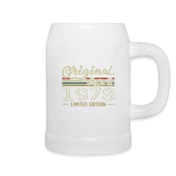 April 1978 47th Anniversary Gift April 1978 - Beer Mug - white - Right