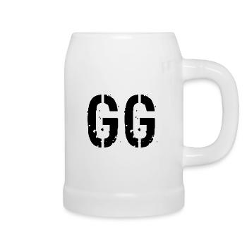 GG Gutes Spiel - Bierkrug - Weiß - Rechts