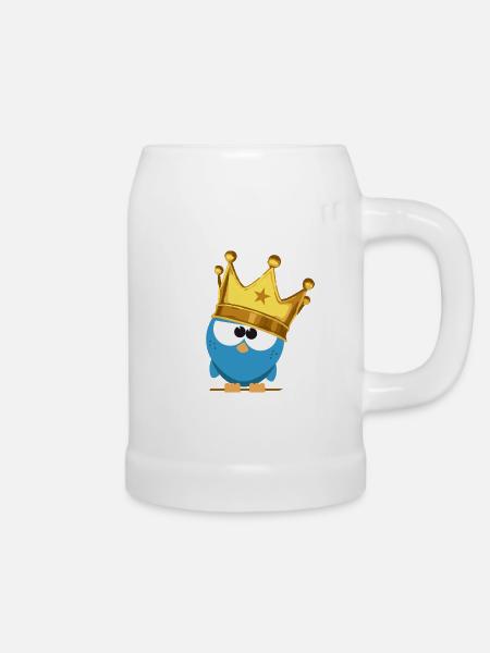 King Birdie - Bierkrug - Weiß