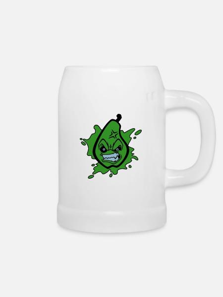 Angry pear - Bierkrug - Weiß